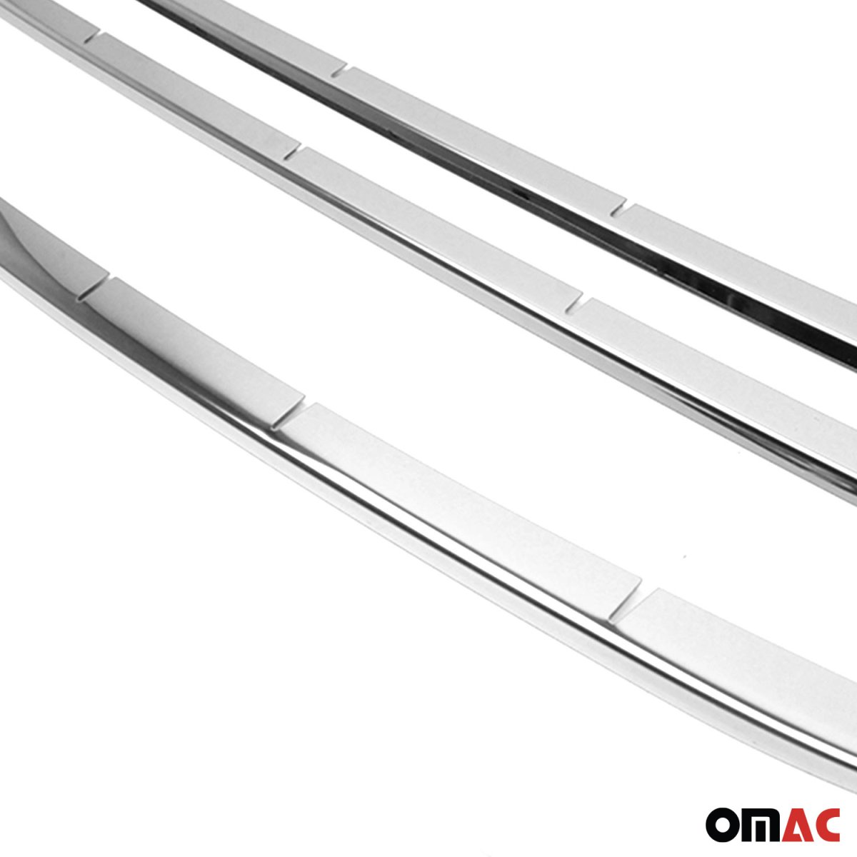 Ford Transit Connect Front Bumper Trim - Omac - S.Steel - Gloss Silver - '14-'19